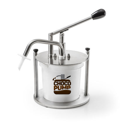 Nutella compatible dispenser by ChocoPump - PROFESSIONAL FOODSERVICE mess free dispenser for Nutella foodservice 3kg tub